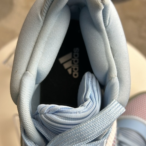 Adidas Marquee Boost Low 'Glow Blue' Basketball Athletic Shoes - Picture 8 of 12